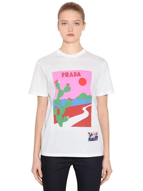 prada cactus t shirt|prada women's sweatshirts.